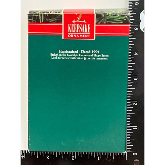 1991 HALLMARK KEEPSAKE ORNAMENT QX413-9 FIRE STATION DALMATION - Picture 2 of 8